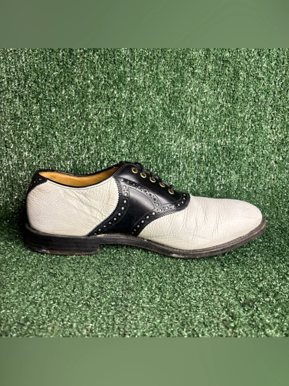 Vintage Johnston & Murphy Spectator Golf‎ Shoes Mens Size 10 D